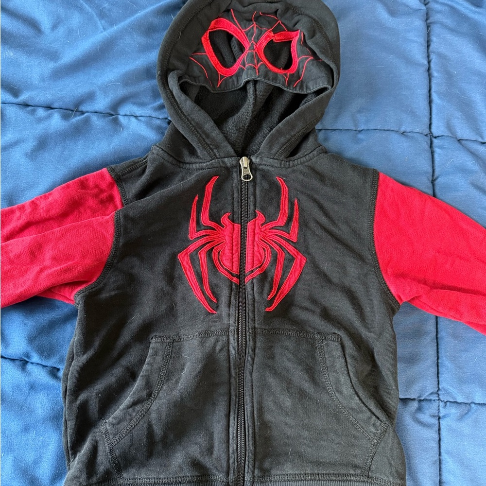 Marvel Black Zip-Up Hoodie